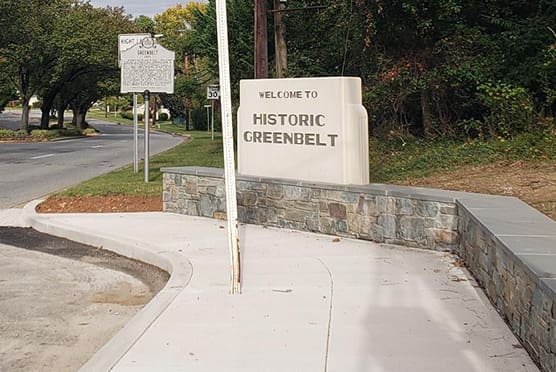 Greenbelt Homes sign